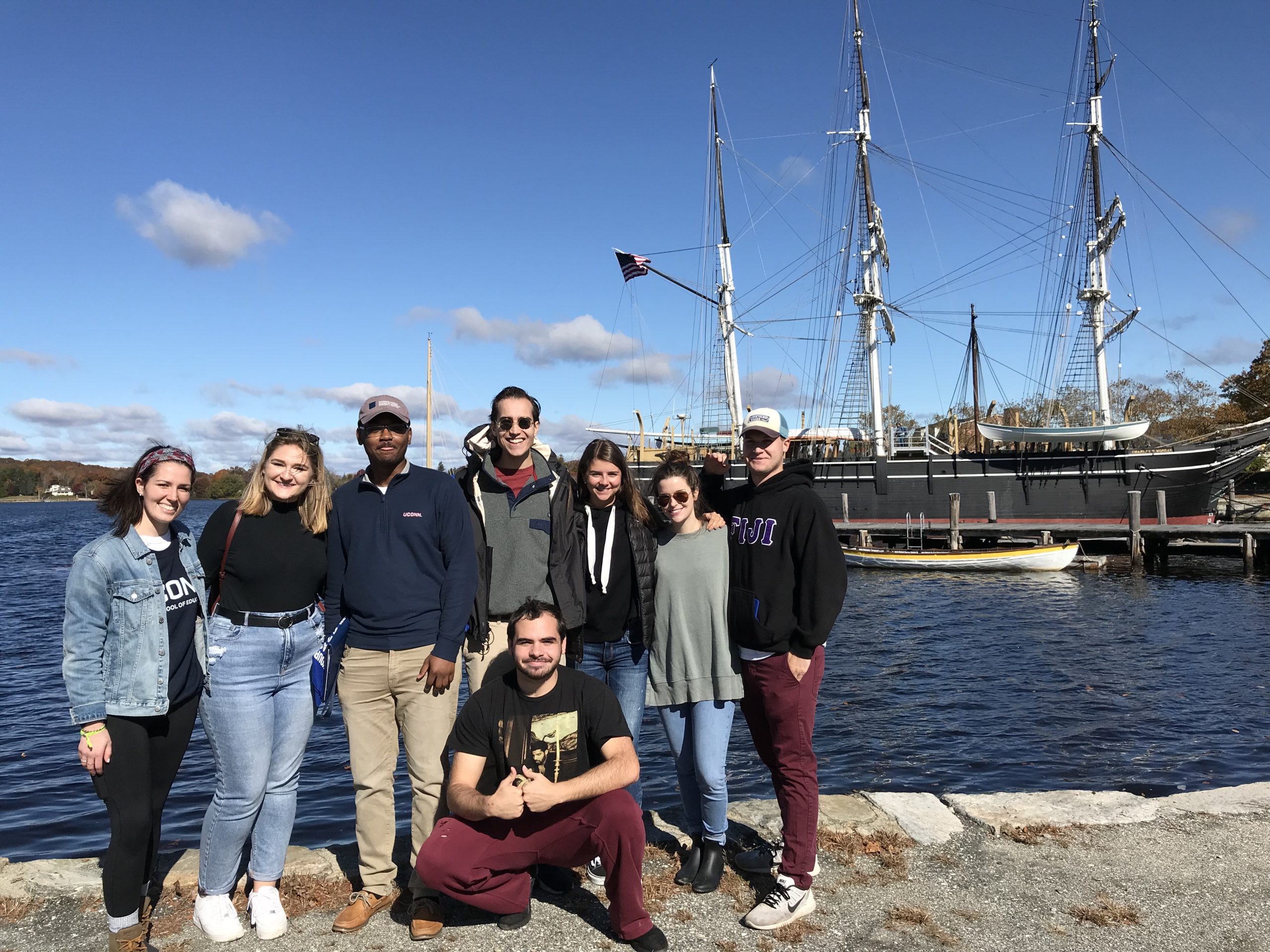 Neag students at Mystic Seaport