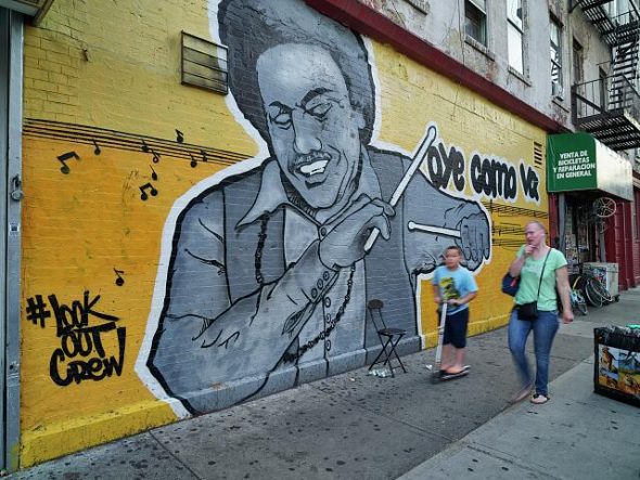 Mural of Muriel Morales in Spanish Harlem from library of congress